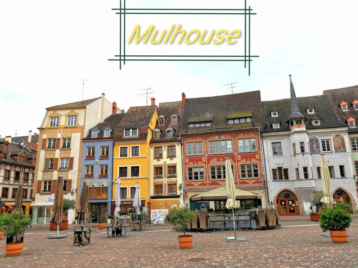 Loft Avec Verriere A 5 Min A Pieds De La Gare Mulhouse Dış mekan fotoğraf